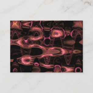 Flame Fractal Waves 01 Business Card