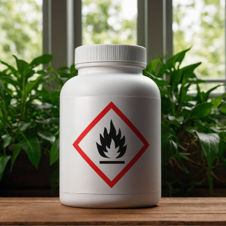 Flame Hazard Symbol Label