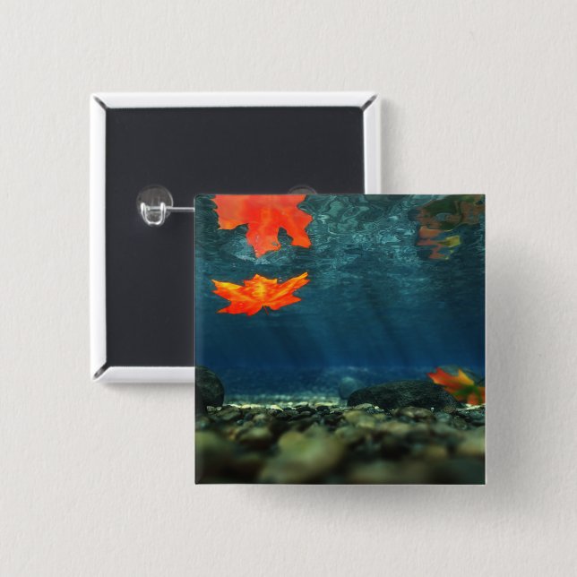 Flame in the Water Button (Front & Back)