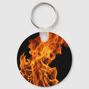 Flame Key Ring