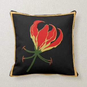 Flame Lily Gloriosa Cushion
