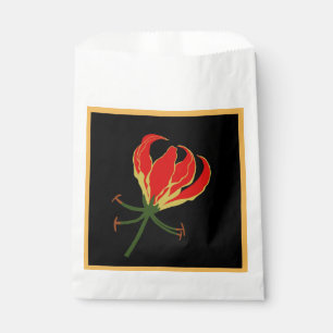Flame Lily Gloriosa Favour Bag
