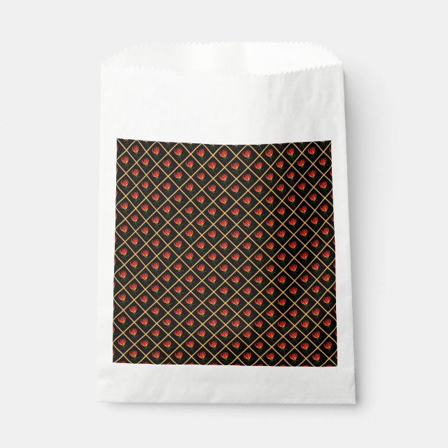 Flame Lily Gloriosa Favour Bags (Front)
