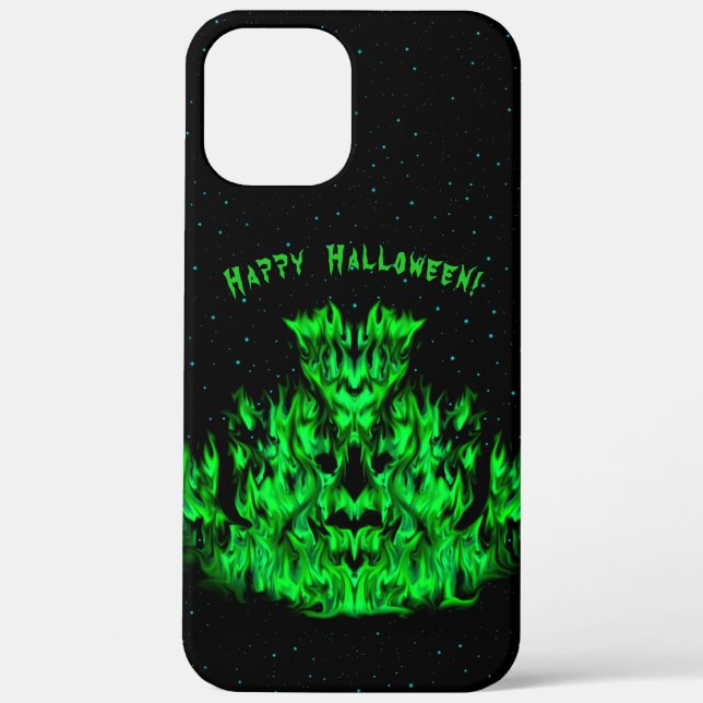 Flame Monster in The Starlight Sky Case-Mate iPhone Case (Back)