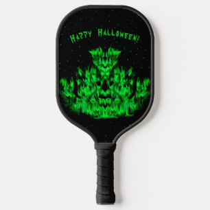 Flame Monster in The Starlight Sky Pickleball Paddle