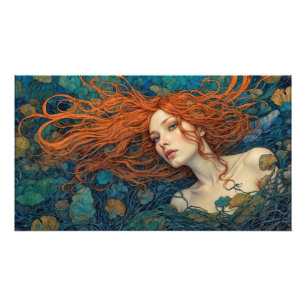 "Flame of the Tides" - A Colourful Portrait Photo Print