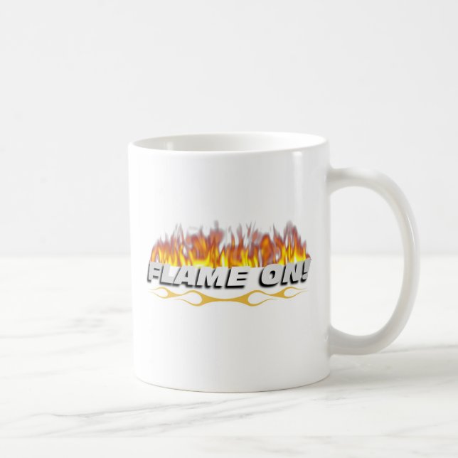 FLAME ON BIG GULP COFFEE MUG (Right)