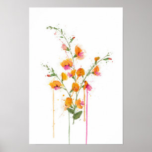 Flame Pea Poster