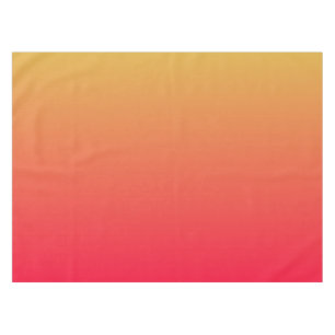 Flame red and yellow ombre tablecloth