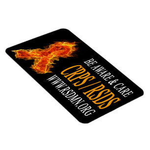 Flame Ribbon Magnet