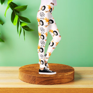 Flame Rider Moto Leggings