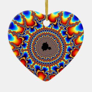 Flame Ring Ceramic Tree Decoration