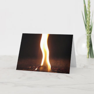 flame stone card