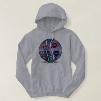 Flame Sunglasses Concert Hoodie 🔥😎