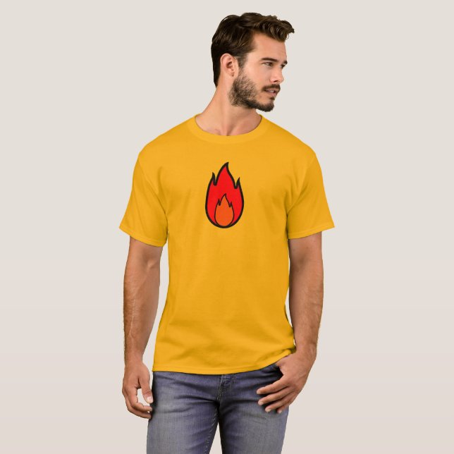 Flame t-shirt (Front Full)