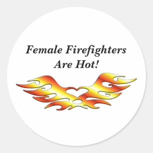 Flame Tattoo Classic Round Sticker