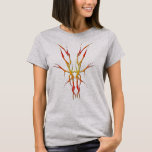 Flame Tribal Deer Skull Hunting Design T-Shirt<br><div class="desc">Make a bold statement with this unique, intricately detailed Deer Skull Tribal Design. Featuring a striking red and yellow image, this artwork reimagines the classic hunting trophy with a dark, modern edge. Perfect for deer hunters looking for gear that stands out from the traditional camo, this "scary-cool" tribal aesthetic adds...</div>