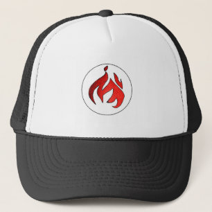 Flame Tuft of Fire from Hot Water Music Trucker Hat