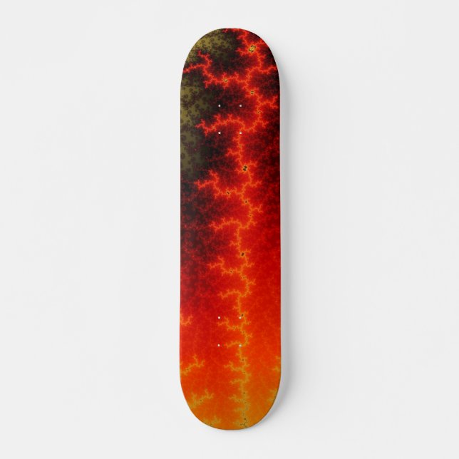 Flame Zigzag Skateboard (Front)