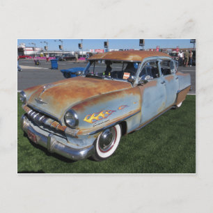 Flamed Rustbucket Postcard