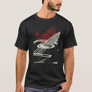 Flamenco Acoustic Guitar Player T-Shirt