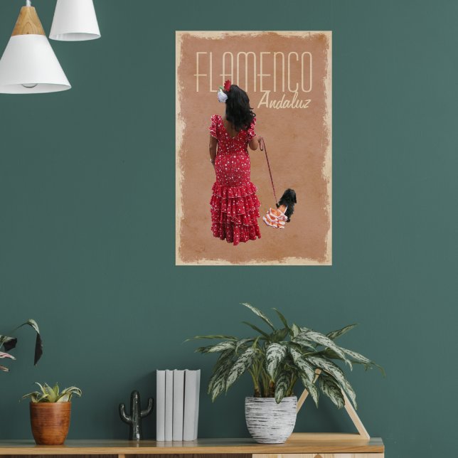 Flamenco Andaluz Poster (Living Room 1)