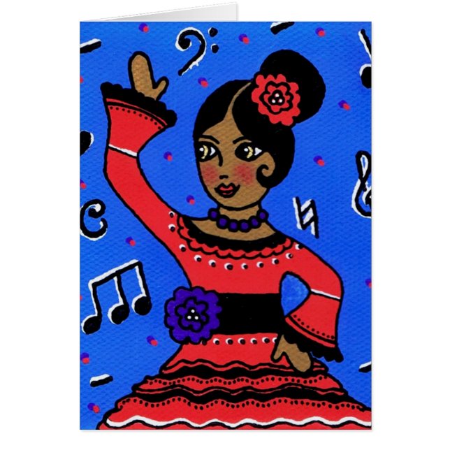 Flamenco Card (Front)