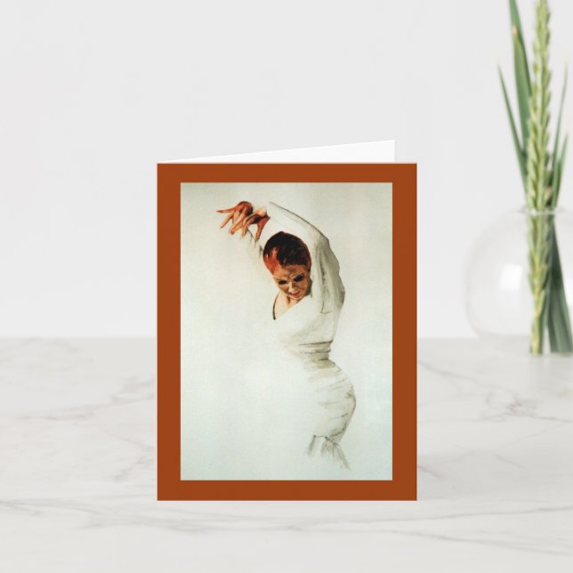 Flamenco Dancer Card (Front)
