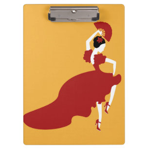 Flamenco Dancer Clipboard