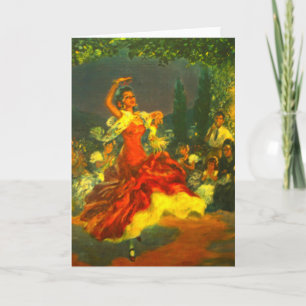 Flamenco Dancer Greeting Card