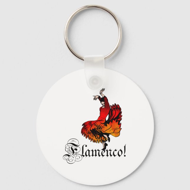 Flamenco Dancer Key Ring (Front)