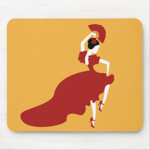 Flamenco Dancer Mouse Pad