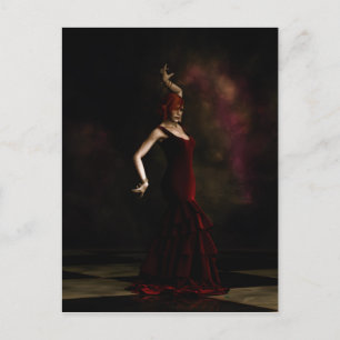 Flamenco Dancer Postcard