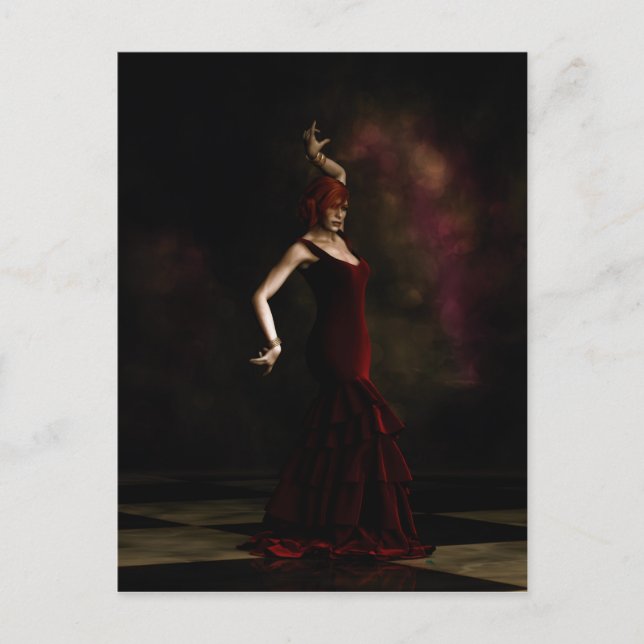 Flamenco Dancer Postcard (Front)