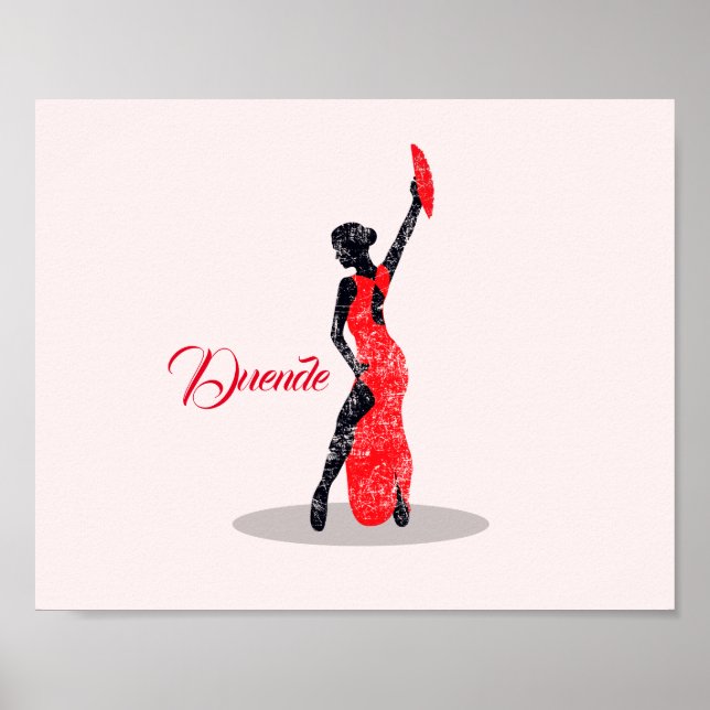 Flamenco Dancer Poster (Front)