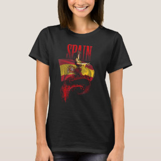 Flamenco Dancer Spain Flag Spanish Heritage Art 1 T-Shirt