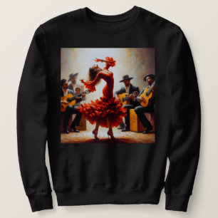 Flamenco Dancer Spanish Music Band Sweatshirt