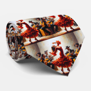 Flamenco Dancer Spanish Music Band  Tie