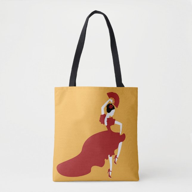 Flamenco Dancer Tote Bag (Front)
