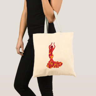 Flamenco Dancer Travel Tote Bag
