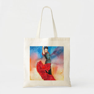 FLAMENCO DANCER watercolour Tote Bag