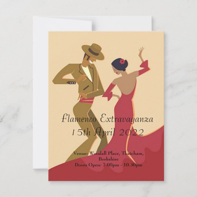 Flamenco Dancers Red Dress (Front)