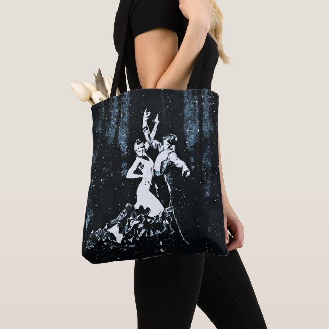 Flamenco Dancers Tote Bag (Close Up)