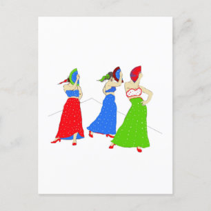 Flamenco Holiday Postcard