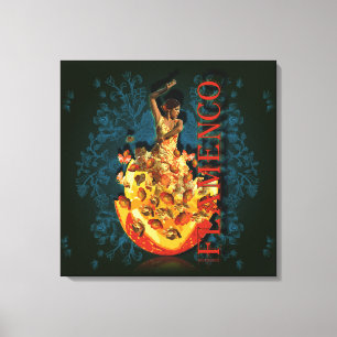 Flamenco II - Wrapped Canvas
