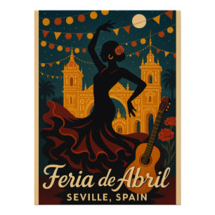 Flamenco Nights – Feria de Abril, Seville Poster