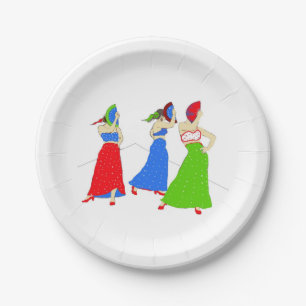 Flamenco Paper Plate