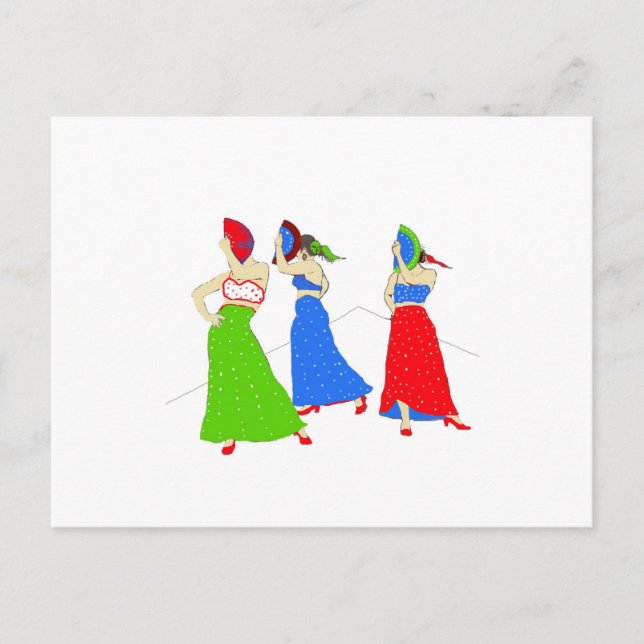 Flamenco Postcard (Front)