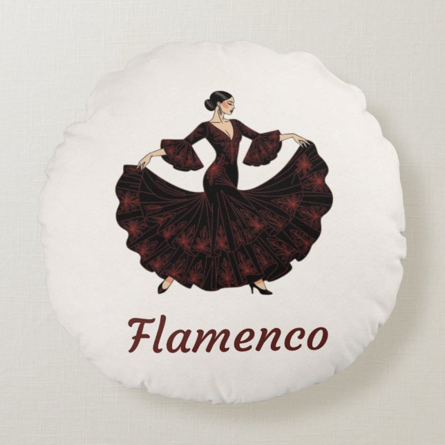 Flamenco Round Cushion (Front)