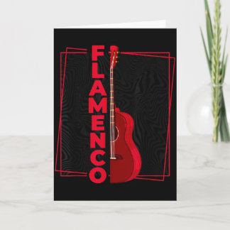 Flamenco _ Spanish Dance Guitar _ Spain Flamenco  Card